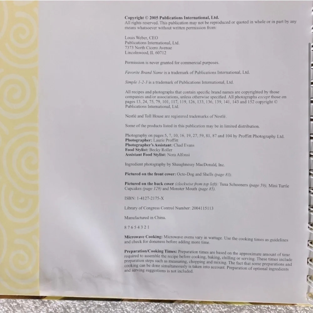 Favourite Brand Name Simple 1-2-3 Cooking For  Kids Cookbook - Picture 2 of 13